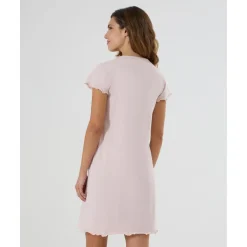 Camisa de noche premamá rosa con lunares blancos Premamá·Íntimo Y Noche|Íntimo Y Noche·Pijamas Y Camisones