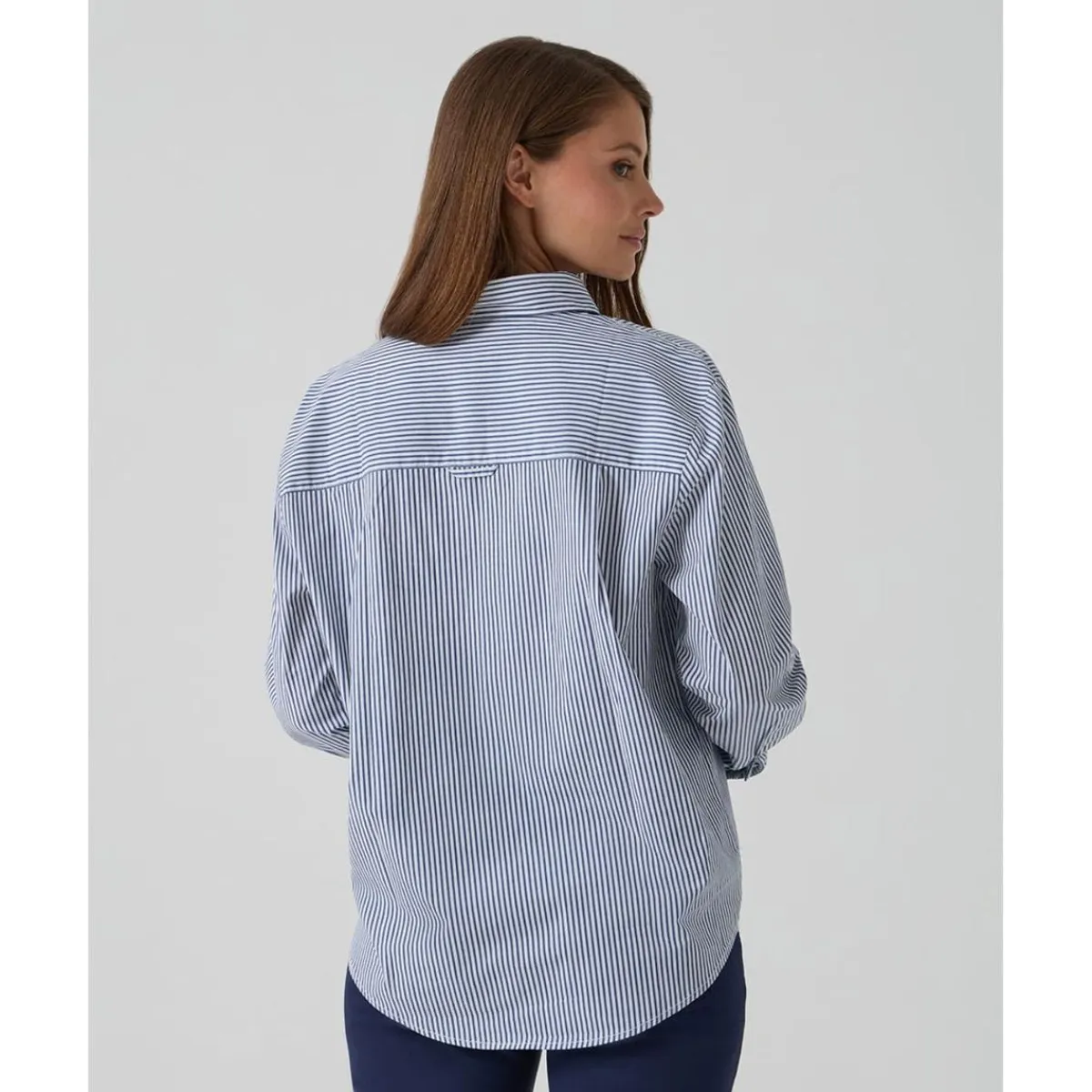 Discount Camisa premamá de rayas blancas y azules Premamá·Moda|Moda·Camisas Y Blusas