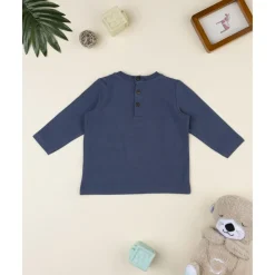 Online Camiseta azul con estampado montaña para niño Niño·Bebé Niño 3-36 Meses|Bebé Niño 3-36 Meses·Camisas Y Camisetas