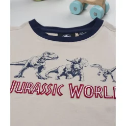 Camiseta beige de niño Jurassic World*Prenatal