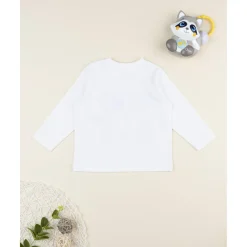 Outlet Camiseta blanca con estampado "Feel Good" Niño·Bebé Niño 3-36 Meses|Bebé Niño 3-36 Meses·Camisas Y Camisetas