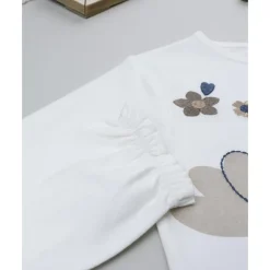 Hot Camiseta blanca con flores niña Niña·Niña 2-10 Años|Niña 2-10 Años·Camisas Y Camisetas