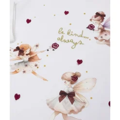 Outlet Camiseta blanca con hadas para niña Niña·Niña 2-10 Años|Niña 2-10 Años·Camisas Y Camisetas