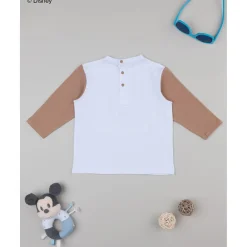 Camiseta blanca con Mickey Mouse para niño*Prenatal Best