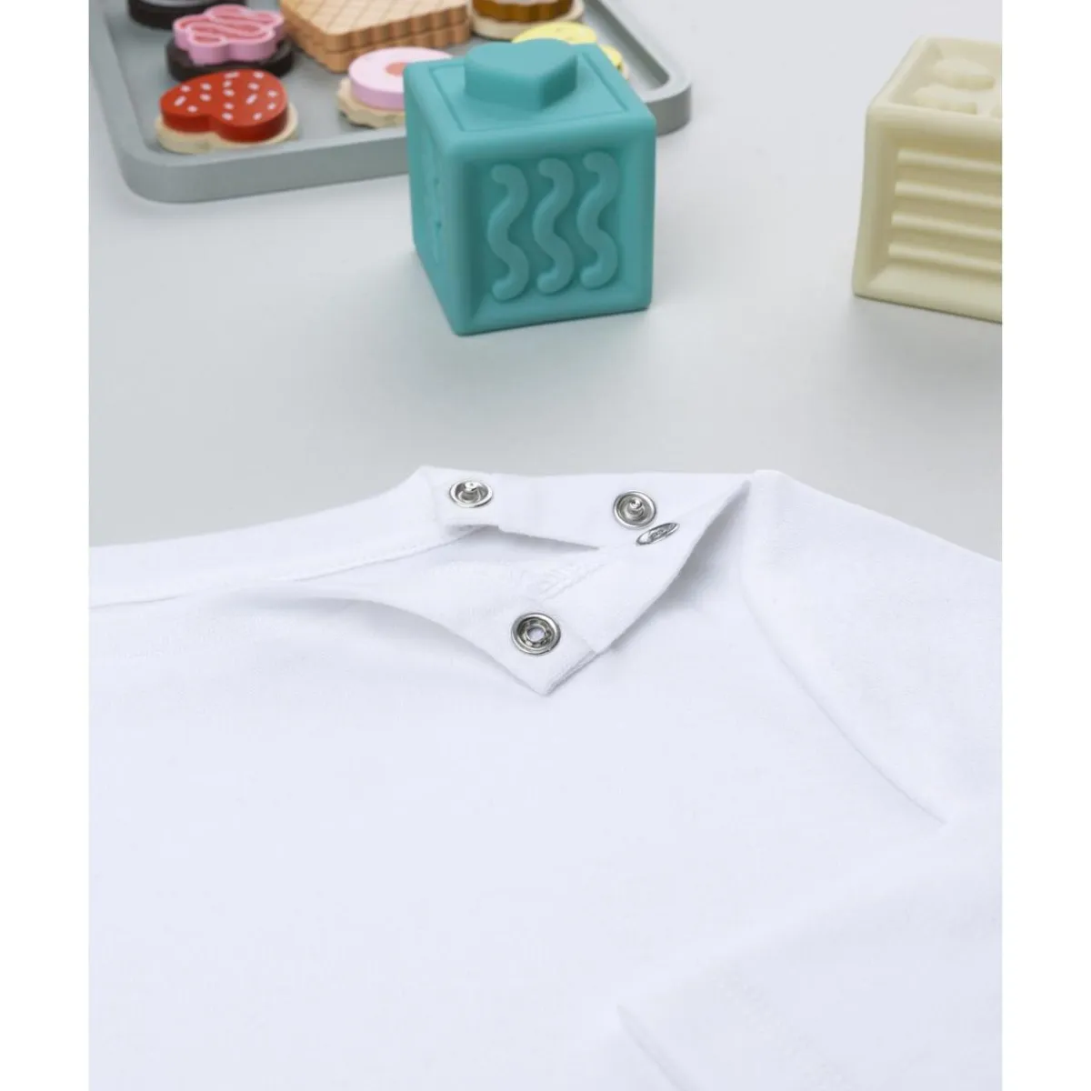 Best Camiseta blanca de manga larga para niño Niño·Bebé Niño 3-36 Meses|Bebé Niño 3-36 Meses·Camisas Y Camisetas