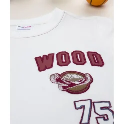 Camiseta blanca “Wood” para niño*Prenatal Best