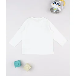 Camiseta blanca “You make me happy” para niño Niño·Bebé Niño 3-36 Meses|Bebé Niño 3-36 Meses·Camisas Y Camisetas