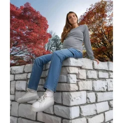 Clearance Camiseta de lactancia a rayas azul y blanco Premamá·Moda|Moda·Camisetas