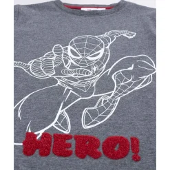 Camiseta de manga larga para niño gris con Spiderman*Prenatal