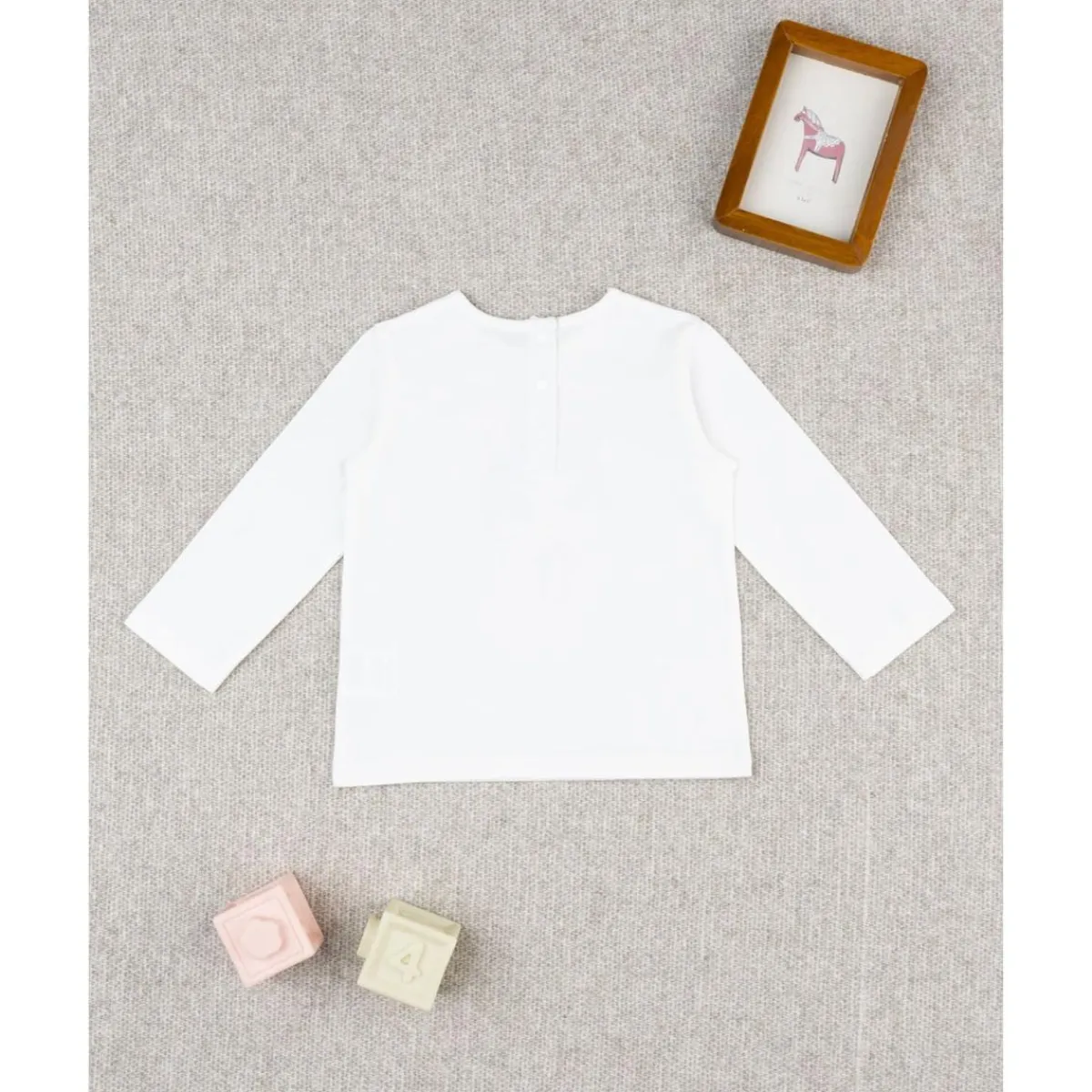 Camiseta de niña blanca Lady Unicorn*Prenatal Discount