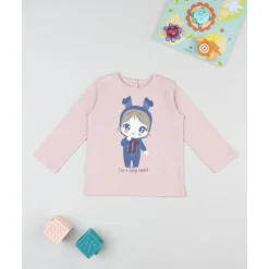 Camiseta de niña rosa Lady Rabbit*Prenatal Best