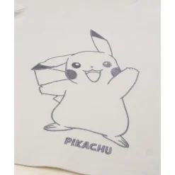 Camiseta de niño Pokémon beige de manga larga*Prenatal Hot