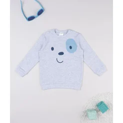 Best Camiseta de pijama para niño gris con perrito Descanso Y Ropa Interior·Bebé 3-36 Meses