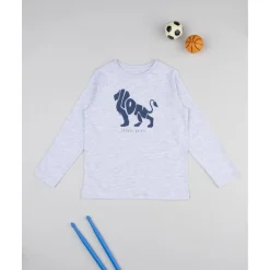 Best Camiseta gris claro con estampado Niño·Niño 2-10 Años|Niño 2-10 Años·Camisas Y Camisetas