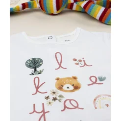 Online Camiseta niña blanca con estampado Niña·Bebé Niña 3-36 Meses|Bebé Niña 3-36 Meses·Camisas Y Camisetas