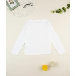 Camiseta niña blanca con estampado floral*Prenatal