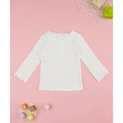Clearance Camiseta niña blanca estampada Bebé Niña 3-36 Meses·Camisas Y Camisetas|Niña·Bebé Niña 3-36 Meses