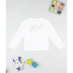 Clearance Camiseta niña blanca Minnie Niña 2-10 Años·Camisas Y Camisetas|Niña·Niña 2-10 Años