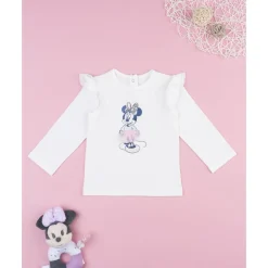 Camiseta niña Minnie frill Niña·Bebé Niña 3-36 Meses|Bebé Niña 3-36 Meses·Camisas Y Camisetas