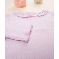 Sale Camiseta niña rosa con cuello Recién Nacido·Ropa Y Accesorios|Ropa Y Accesorios·Camisetas