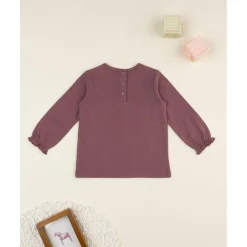 Camiseta niña rosa oscuro con estampado*Prenatal Online