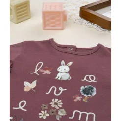 Camiseta niña rosa oscuro con estampado*Prenatal Online