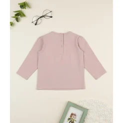 Outlet Camiseta niña rosa patch corazones Niña·Bebé Niña 3-36 Meses|Bebé Niña 3-36 Meses·Camisas Y Camisetas