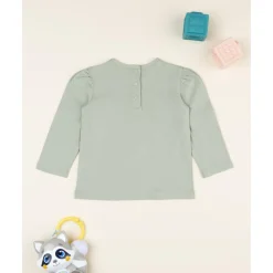 Discount Camiseta niña verde con conejito Bebé Niña 3-36 Meses·Camisas Y Camisetas|Niña·Bebé Niña 3-36 Meses