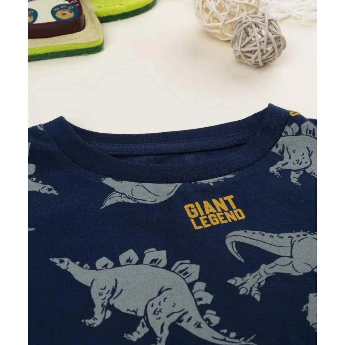 Camiseta niño azul con estampado “Dino Allover”*Prenatal Online