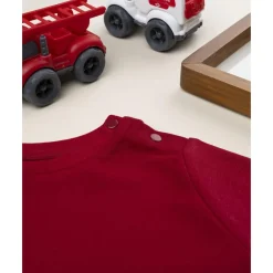 Clearance Camiseta roja de manga larga para niño Niño·Bebé Niño 3-36 Meses|Bebé Niño 3-36 Meses·Camisas Y Camisetas