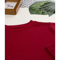 Camiseta roja de manga larga para niño*Prenatal