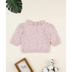 Camiseta rosa de niña con corazones y volantes*Prenatal New