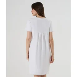 Discount Camisón blanco premamá y de lactancia con detalle Sangallo Premamá·Íntimo Y Noche|Íntimo Y Noche·Pijamas Y Camisones