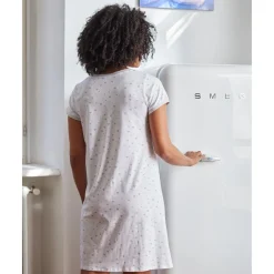 New Camisón de Maternidad con Estampado de Corazones Premamá·Íntimo Y Noche|Íntimo Y Noche·Camisetas Interiores Y Body