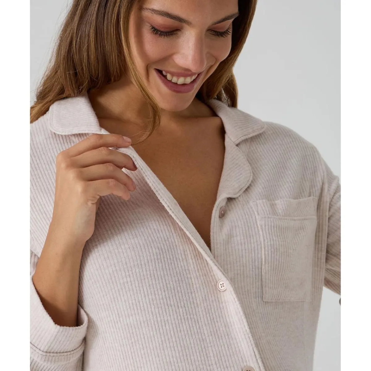 Clearance Camisón premamá beige efecto tricot Premamá·Íntimo Y Noche|Íntimo Y Noche·Pijamas Y Camisones