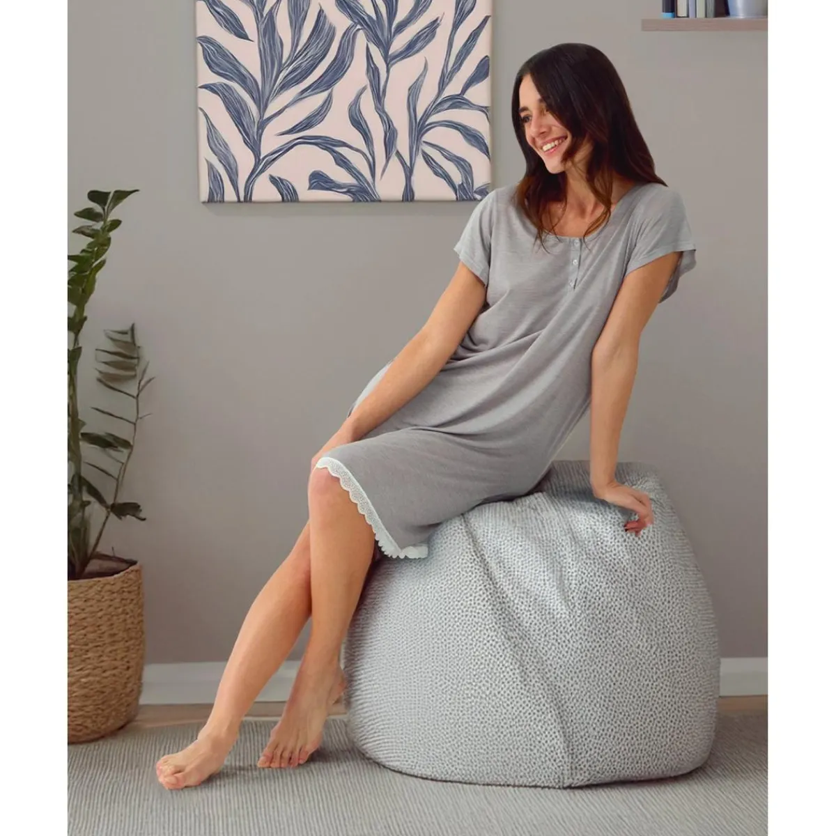 Sale Camisón premamá de lactancia con encaje Premamá·Íntimo Y Noche|Íntimo Y Noche·Pijamas Y Camisones