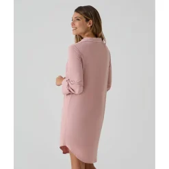 New Camisón premamá y de lactancia rosa con botones Premamá·Íntimo Y Noche|Íntimo Y Noche·Pijamas Y Camisones