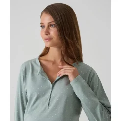 Online Camisón verde con estampado de lunares Premamá·Íntimo Y Noche|Íntimo Y Noche·Pijamas Y Camisones