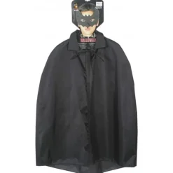 Hot Capa de color negro para niño, talla única Disfraces|Halloween