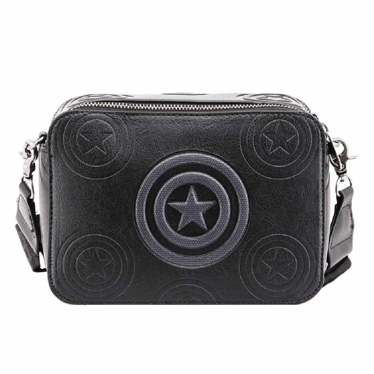 Capitán América - Bolso Ibiscuit Negro*AVENGERS Best