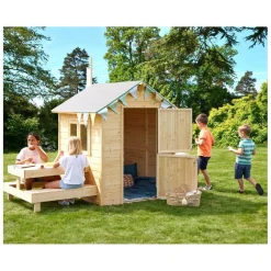 Caseta de madera infantil con mesa de picnic Tiana*SOULET New