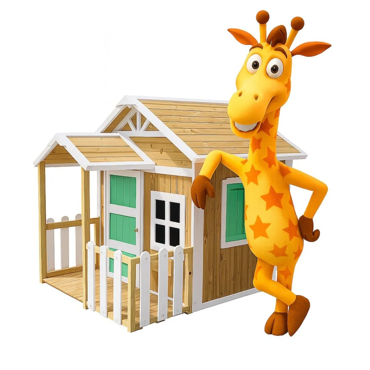 Casita infantil Olden de madera Verde*MASGAMES Best