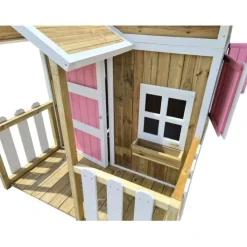 Casita infantil Olden de madera Rosa*MASGAMES Clearance