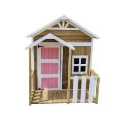 Casita infantil Olden de madera Rosa*MASGAMES Clearance