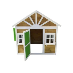 Casita infantil Visby de madera Verde*MASGAMES Outlet