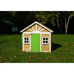 Casita infantil Visby de madera Verde*MASGAMES Outlet