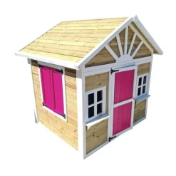 Casita infantil Visby de madera Rosa*MASGAMES Online