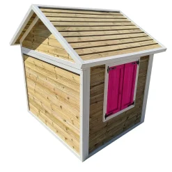 Casita infantil Visby de madera Rosa*MASGAMES Online