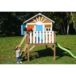 Casita Visby elevada 90 cm Azul*MASGAMES Hot