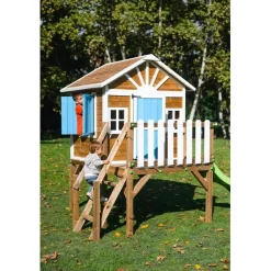 Casita Visby elevada 90 cm Azul*MASGAMES Hot